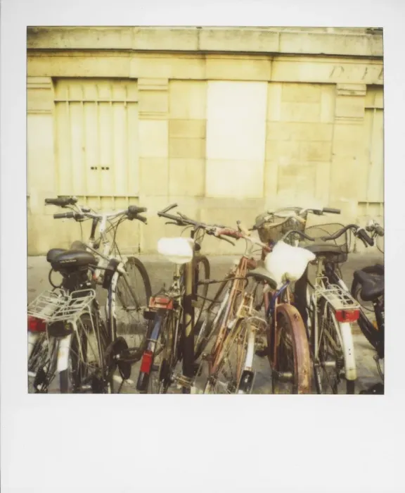 Framed Print : Bicycles stacked against stone wall, Paris, France, Europe Framed Print : Bicycles stacked against stone wall, Paris, France, Europe