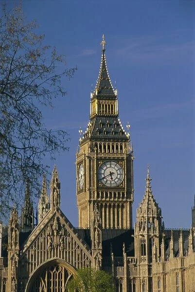 Big Ben and Houses of Parliament, UNESCO World Heritage Site, Westminster