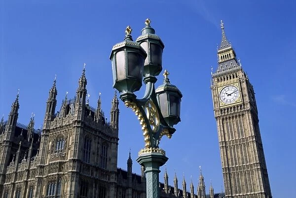Big Ben and the Houses of Parliament, UNESCO World Heritage Site, Westminster
