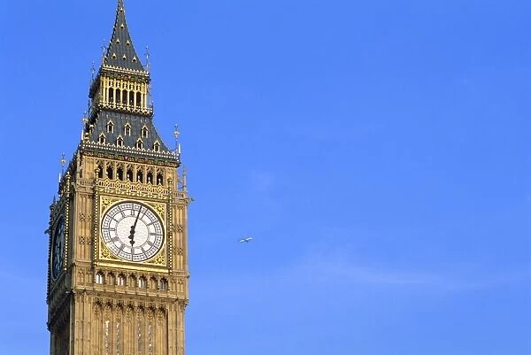 Big Ben, Houses of Parliament, Westminster, London, England, United Kingdom, Europe