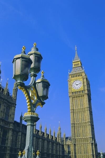 Big Ben, Houses of Parliament, Westminster, London, England, UK