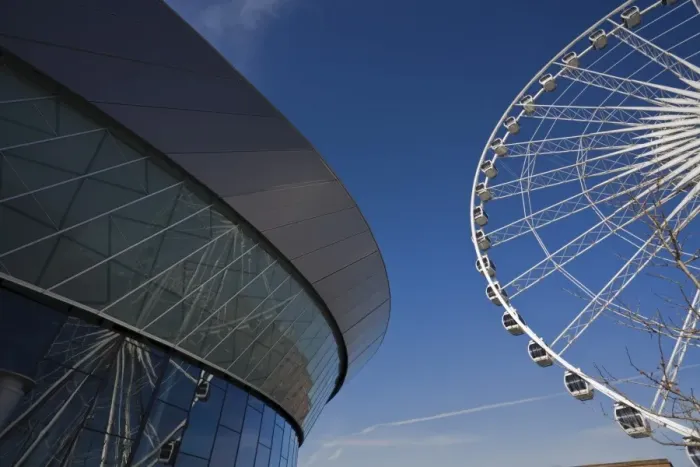 Framed Print : The Big Wheel outside the Echo Arena and Convention Centre, Liverpool, Merseyside Framed Print : The Big Wheel outside the Echo Arena and Convention Centre, Liverpool, Merseyside