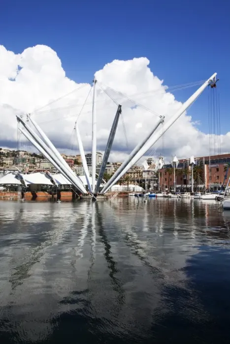 Framed Print : The Bigo panoramic Lift at the Old Port in Genoa, Liguria, Italy, Europe Framed Print : The Bigo panoramic Lift at the Old Port in Genoa, Liguria, Italy, Europe