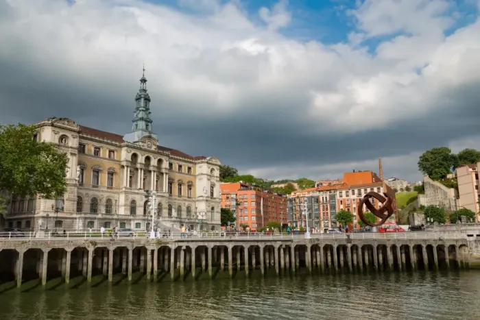 Framed Print : Bilbao City Hall on the river Nervion, Bilbao, Biscay (Vizcaya), Basque Country (Euskadi) Framed Print : Bilbao City Hall on the river Nervion, Bilbao, Biscay (Vizcaya), Basque Country (Euskadi)