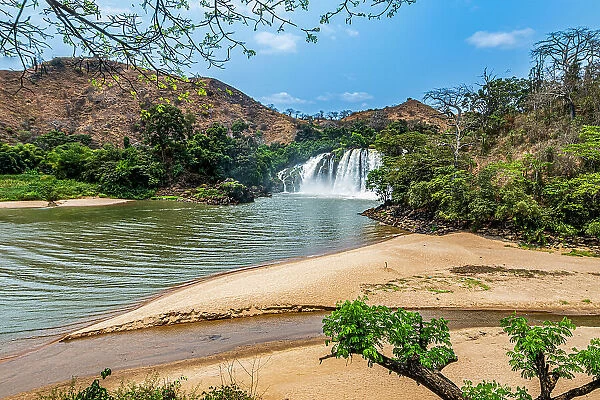 Binga waterfalls, Kwanza Sul, Angola, Africa