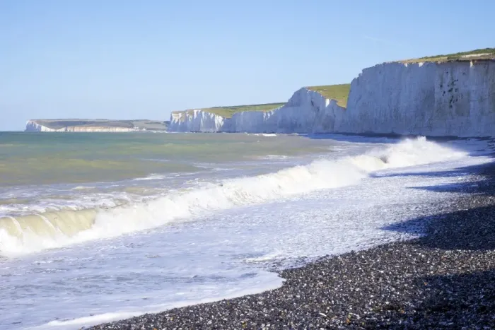Framed Print : Birling Gap and chalk cliffs of the Seven Sisters, East Sussex, South Downs National Park, England, United Kingdom, Europe Framed Print : Birling Gap and chalk cliffs of the Seven Sisters, East Sussex, South Downs National Park, England, United Kingdom, Europe