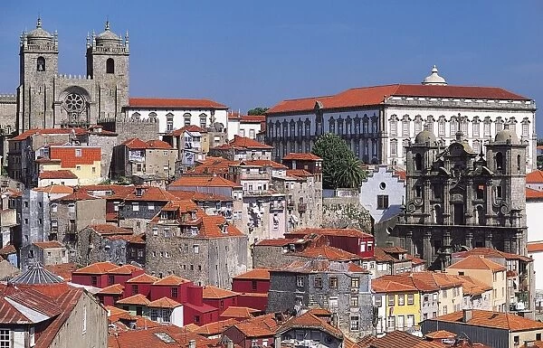 Bishops Palace and City Cathedral, Porto, Portugal