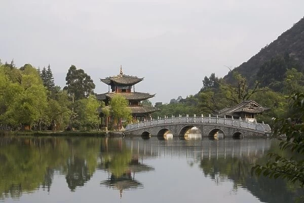 The Black Dragon Pool Park, Lijiang, Yunnan Province, China, Asia