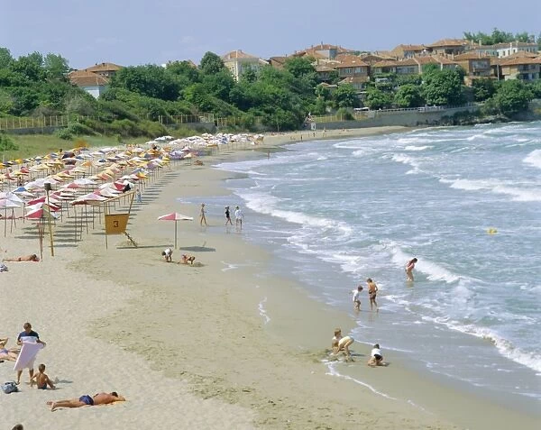 Black sea resort, Sozopol Beach, Bulgaria