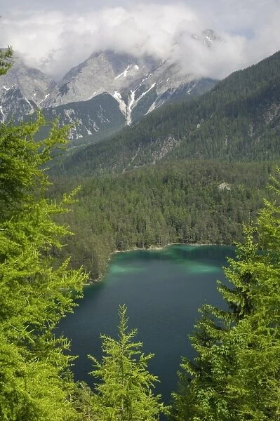 Blindsee, near Fernpass, Tyrol, Austria, Europe