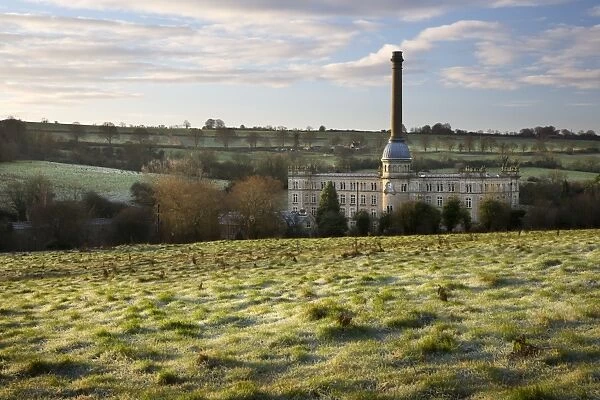 Bliss Mill on frosty morning, Chipping Norton, Cotswolds, Oxfordshire, England, United Kingdom, Europe