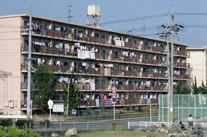 Framed Print : Block of flats near Kyoto Framed Print : Block of flats near Kyoto