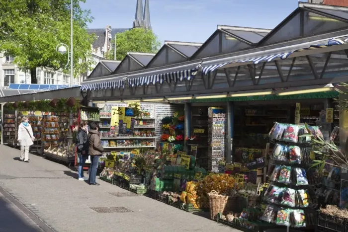Framed Print : Bloemenmarkt (flower market), Amsterdam, Netherlands, Europe