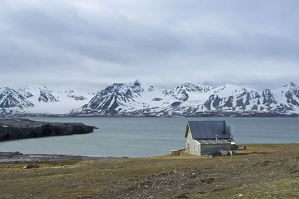 Blomstandhalvoya or Ny London historic site, Svalbard Archipelago, Norway