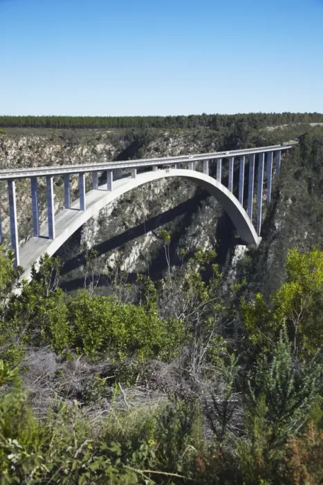 Framed Print : Bloukrans River Bridge, site of worlds highest bungy jump, Storms River Framed Print : Bloukrans River Bridge, site of worlds highest bungy jump, Storms River
