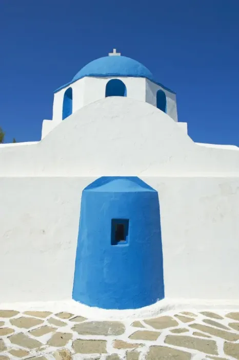 Framed Print : Blue church, Parikia (Hora), Paros Island, Cyclades, Greek Islands, Greece, Europe Framed Print : Blue church, Parikia (Hora), Paros Island, Cyclades, Greek Islands, Greece, Europe