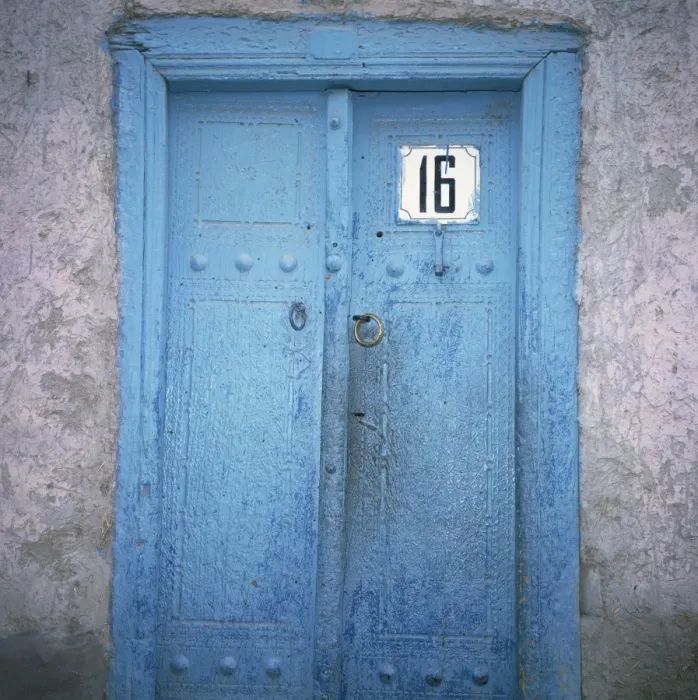 Framed Print : Blue door in the Jewish Quarter of the city of Bukhara Framed Print : Blue door in the Jewish Quarter of the city of Bukhara