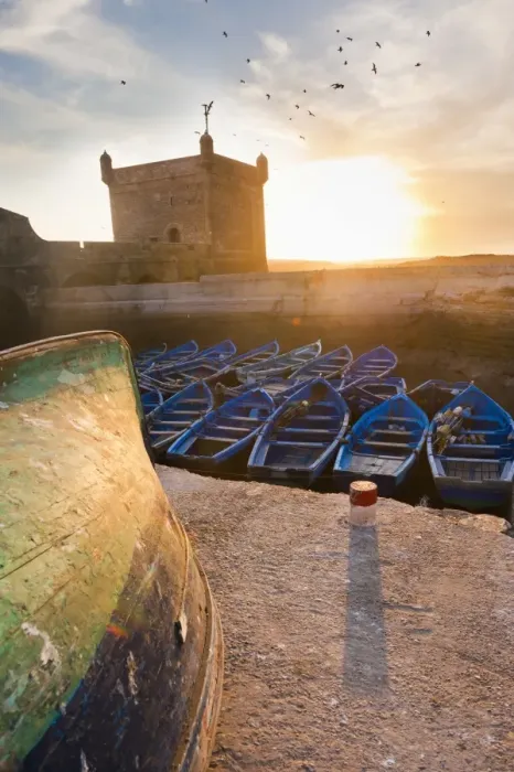 Framed Print : Blue fishing boats in Essaouira Port, formerly Mogador, Morocco, North Africa, Africa Framed Print : Blue fishing boats in Essaouira Port, formerly Mogador, Morocco, North Africa, Africa