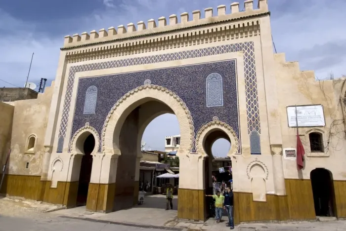 Framed Print : Blue Gate (Bab Boujloude), Fez, Morocco, North Africa, Africa Framed Print : Blue Gate (Bab Boujloude), Fez, Morocco, North Africa, Africa