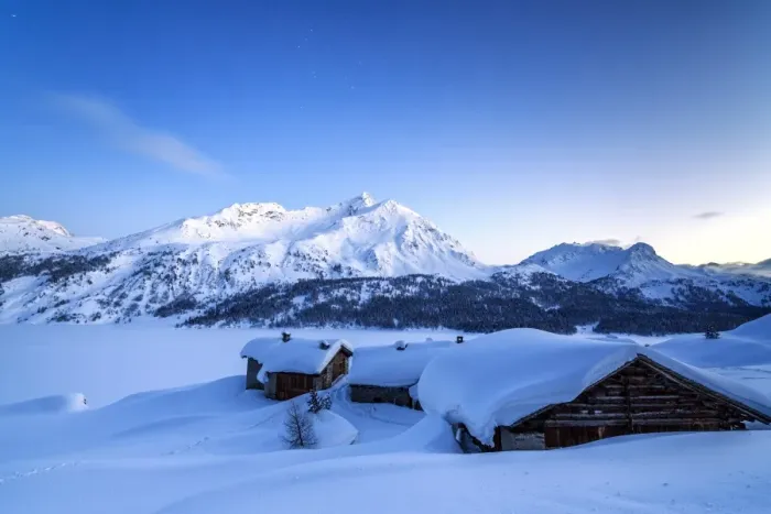Framed Print : The blue hour leaving its place to the night over some scattered huts in Spluga by the Maloja Pass, Graubunden, Swiss Alps, Switzerland, Europe Framed Print : The blue hour leaving its place to the night over some scattered huts in Spluga by the Maloja Pass, Graubunden, Swiss Alps, Switzerland, Europe