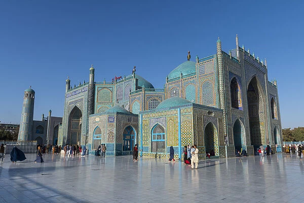 Blue Mosque, Mazar-E-Sharif, Afghanistan, Asia