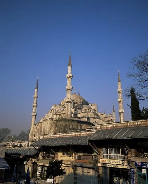 The Blue Mosque (Sultan Ahmet Mosque) and bazaar