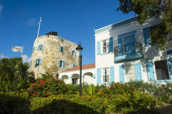 Framed Print : Bluebirds Castle, Charlotte Amalie, capital of St. Thomas, US Virgin Islands, West Indies Framed Print : Bluebirds Castle, Charlotte Amalie, capital of St. Thomas, US Virgin Islands, West Indies