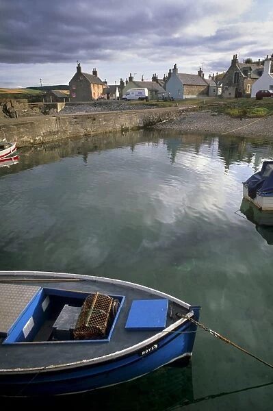 Boat, harbour, Morayshire, Scotland, United Kingdom, Europe