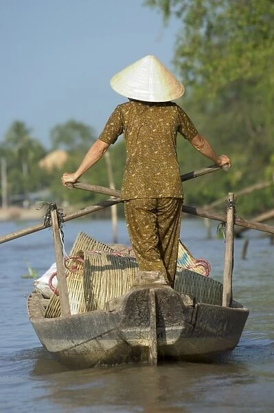 Boat on the Mekong Delta
