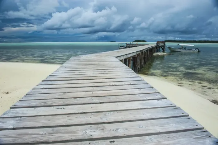 Framed Print : Boat pier on Carp island, one of the Rock islands, Palau, Central Pacific, Pacific Framed Print : Boat pier on Carp island, one of the Rock islands, Palau, Central Pacific, Pacific