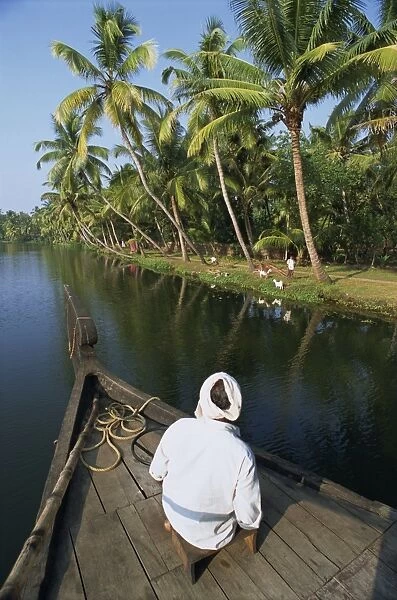 Boat on a typical backwater