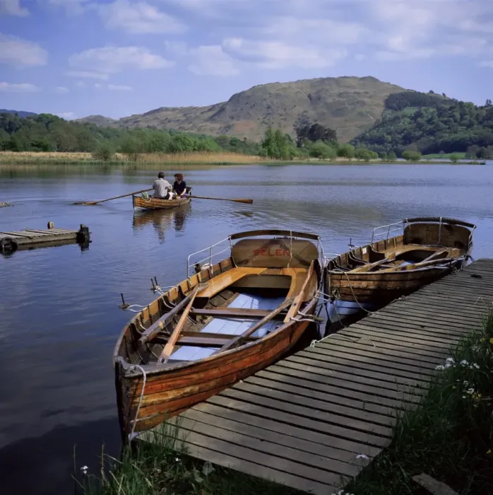 Framed Print : Boating on Grasmere, Lake District, Cumbria, England, United Kingdom, Europe Framed Print : Boating on Grasmere, Lake District, Cumbria, England, United Kingdom, Europe