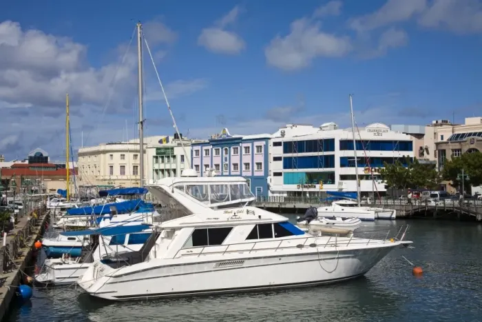 Framed Print : Boats at the Careenage, Bridgetown, Barbados, West Indies, Caribbean, Central America Framed Print : Boats at the Careenage, Bridgetown, Barbados, West Indies, Caribbean, Central America
