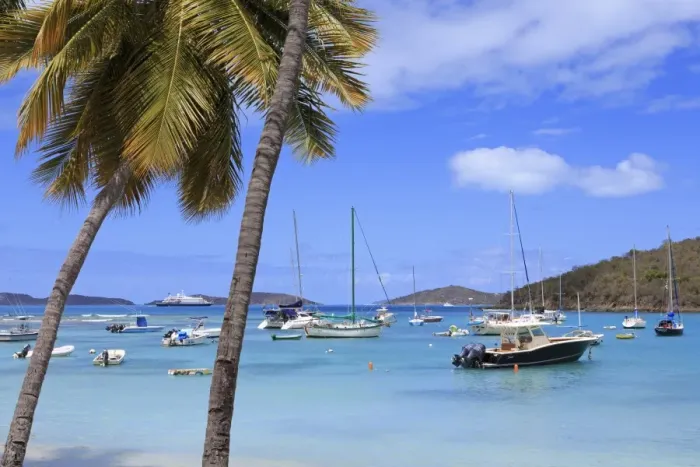 Framed Print : Boats in Cruz Bay, St. John, United States Virgin Islands, West Indies, Caribbean, Central America Framed Print : Boats in Cruz Bay, St. John, United States Virgin Islands, West Indies, Caribbean, Central America