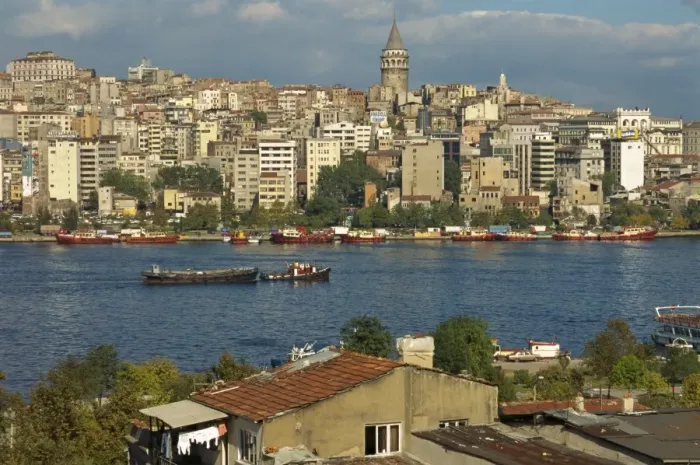 Framed Print : Boats on the Golden Horn Framed Print : Boats on the Golden Horn