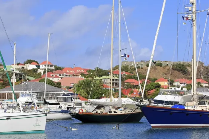 Framed Print : Boats in Gustavia Harbor, St. Barthelemy (St. Barts), Leeward Islands, West Indies, Caribbean, Central America Framed Print : Boats in Gustavia Harbor, St. Barthelemy (St. Barts), Leeward Islands, West Indies, Caribbean, Central America