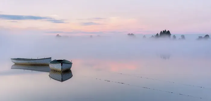Framed Print : Two boats at Loch Rusky, Highlands, Scotland, United Kingdom, Europe Framed Print : Two boats at Loch Rusky, Highlands, Scotland, United Kingdom, Europe