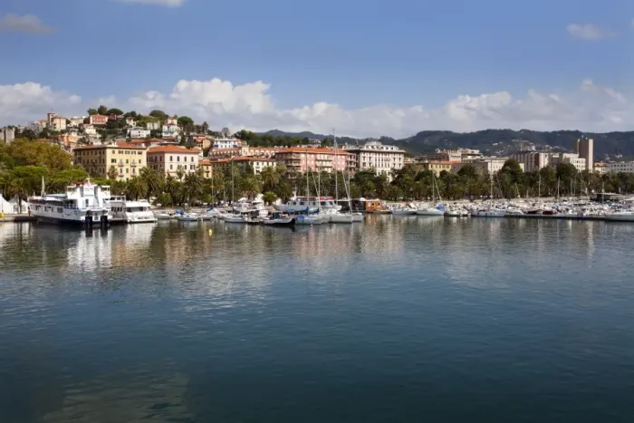 Framed Print : Boats in the Marina at La Spezia, Liguria, Italy, Mediterranean, Europe
