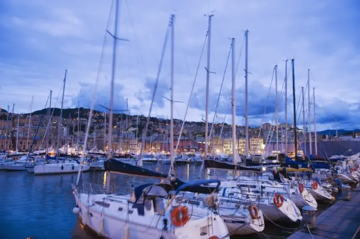 Framed Print : Boats in Porto Vecchio Marina, Genoa (Genova), Liguria, Italy, Europe Framed Print : Boats in Porto Vecchio Marina, Genoa (Genova), Liguria, Italy, Europe
