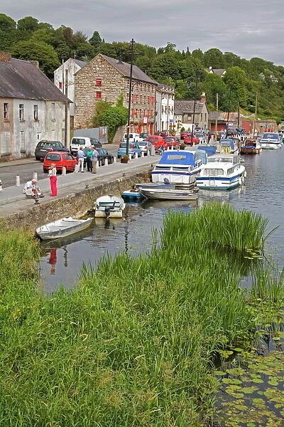 Boats on the River Barrow, Graignamanagh Town, County Carlow, Leinster