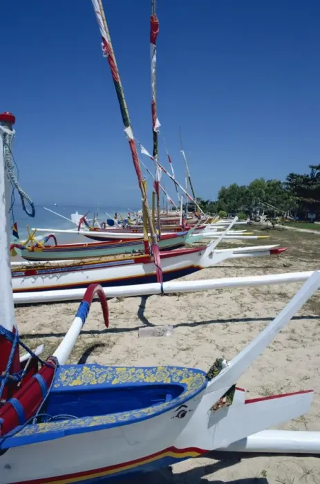 Framed Print : Boats on Sanur Beach Framed Print : Boats on Sanur Beach