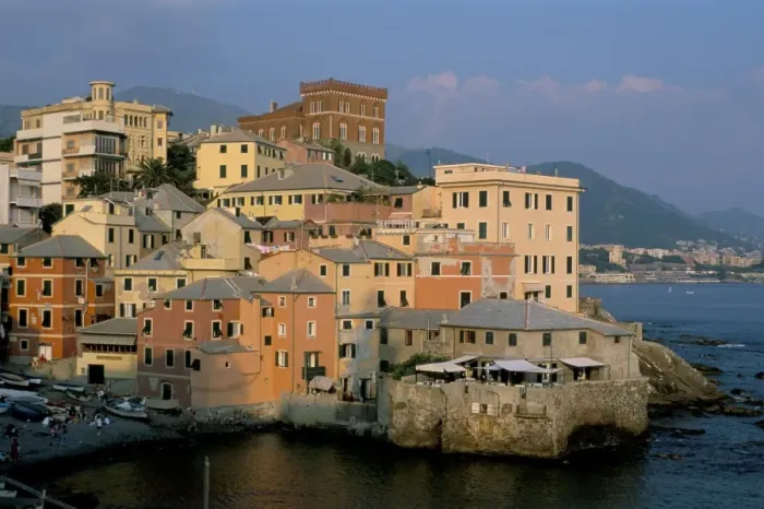 Framed Print : Boccadasse quarter Framed Print : Boccadasse quarter