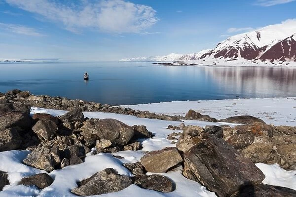 Bockfjord, Spitzbergen, Svalbard Islands, Norway, Scandinavia, Europe