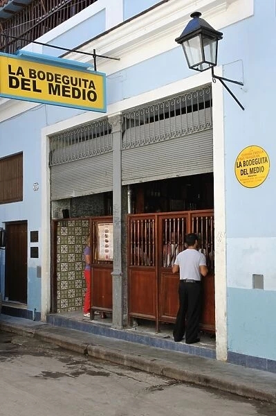 The Bodeguita del Medio, a popular restaurant-bar and music venue, made famous by Ernest Hemingway