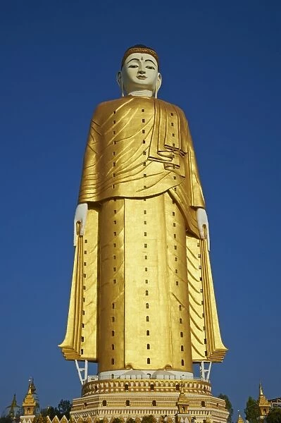 Bodhi Tataung, Buddha statue of 129 m high, Monywa, Sagaing Division, Myanmar (Burma), Asia