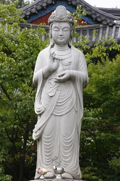 The Bodhisattva of Compassion, Bongeunsa temple, Seoul, South Korea, Asia