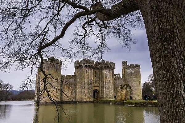 Bodiam Castle, East Sussex, England, United Kingdom, Europe