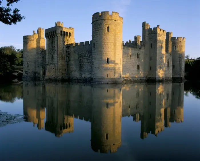 Framed Print : Bodiam castle reflected in moat, Bodiam, East Sussex, England, United Kingdom, Europe Framed Print : Bodiam castle reflected in moat, Bodiam, East Sussex, England, United Kingdom, Europe