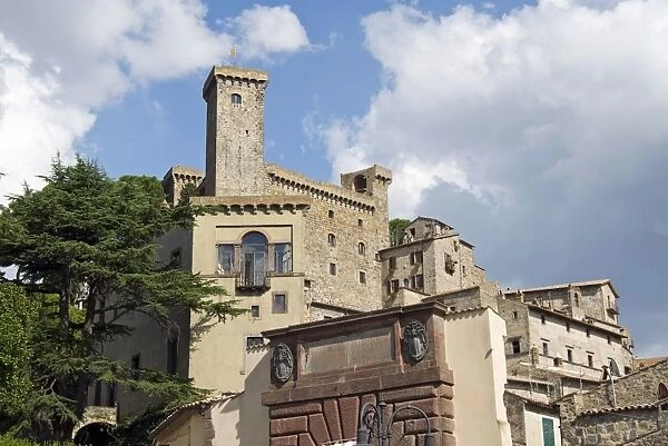 Bolsena Castle (Rocca Monaldeschi), Bolsena, Viterbo, Lazio, Italy, Europe