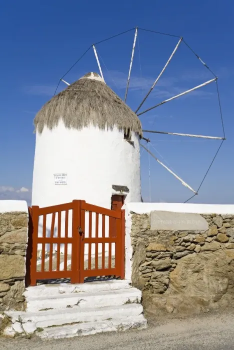 Framed Print : Bonis Windmill at the Folklore Museum in Mykonos Town, Island of Mykonos, Cyclades, Greek Islands, Greece, Europe Framed Print : Bonis Windmill at the Folklore Museum in Mykonos Town, Island of Mykonos, Cyclades, Greek Islands, Greece, Europe